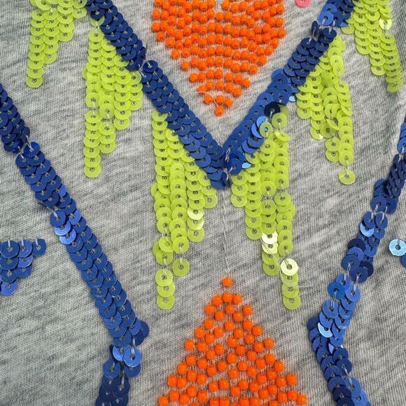 Colorful Geometric Sequin Tank Top - Picture 2 of 4